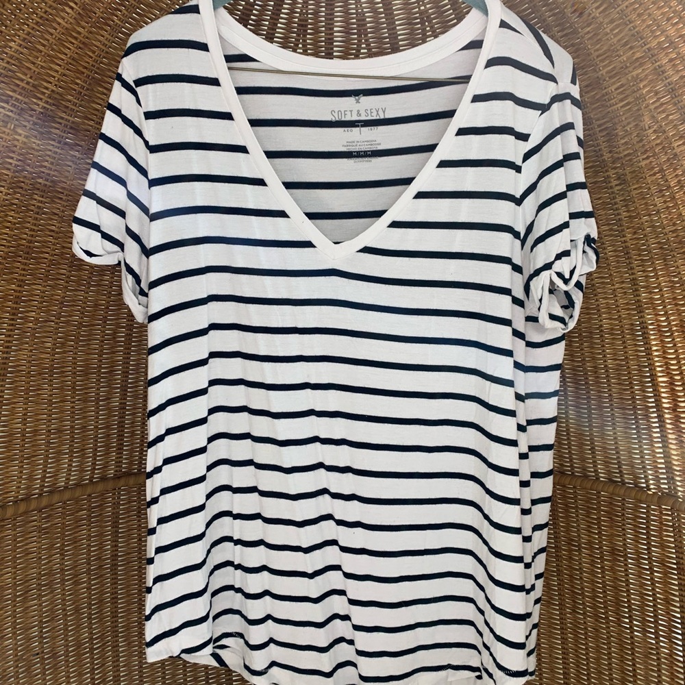 Black & White Striped Tee